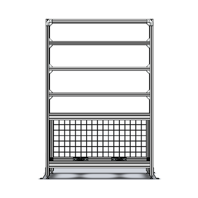 41-154-1SS MODULAR SOLUTIONS TIE PLATE 135MM X 135MM X 6MM ANGLED WITH STAINLESS STEEL HARDWARE